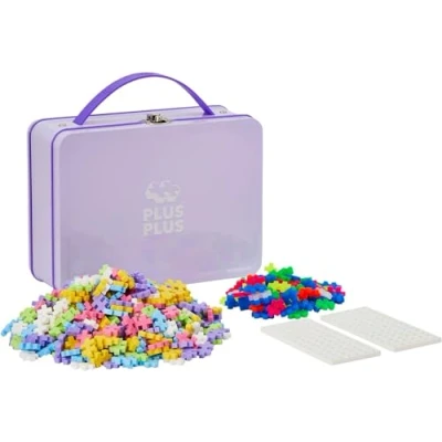 Image de Jeu de construction Plus Valisette en métal Pastel 600 pièces