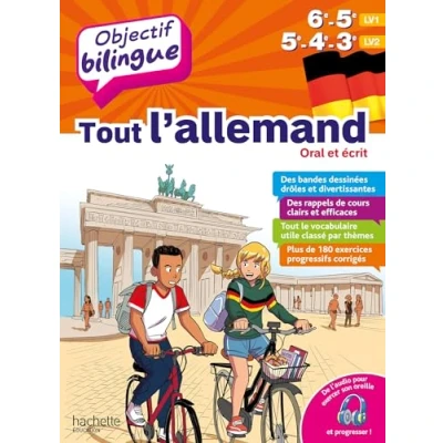 Afbeelding van OBJECTIF BILINGUE TOUT L&#039;ALLEMAND 6E 5E LV1 4E 3E LV2