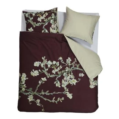 Afbeelding van Beddinghouse Van Gogh Museum x Blossom Dark Red 260x200/220 + 2x 60x70 Donker Rood