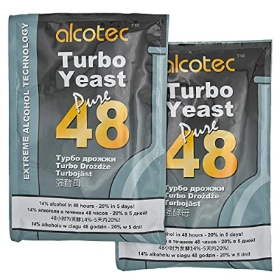 Image de 2x Alcotec turbo levure 48H 20% en 5 jours