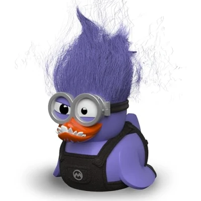 Afbeelding van Numskull TUBBZ Badeend Minions Paarse Minion &quot;Kwaad&quot; (Eerste Editie) 9cm