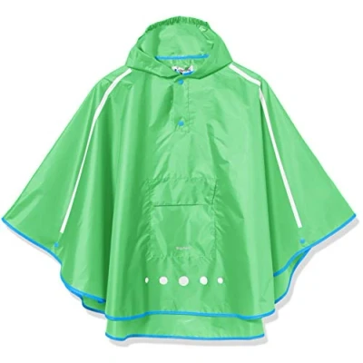 Afbeelding van Playshoes Regenponcho voor kinderen Opvouwbaar Groen maat L (6 8yrs)