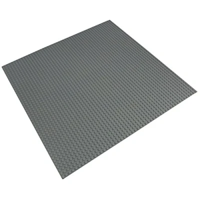 Afbeelding van Katara 1672 Grote bouwplaat 40 cm x / 50 noppen, compatibel met Lego, Q Bricks, Papimax, Sluban, grijs