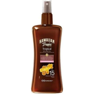 Afbeelding van 6x Hawaiian Tropic Zonneolie Protective Dry Spray SPF 15 200 ml