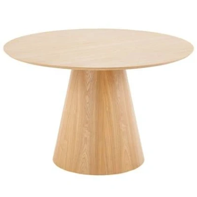 Afbeelding van Giga Meubel Eettafel Fynn Naturel MDF 120x120x75cm