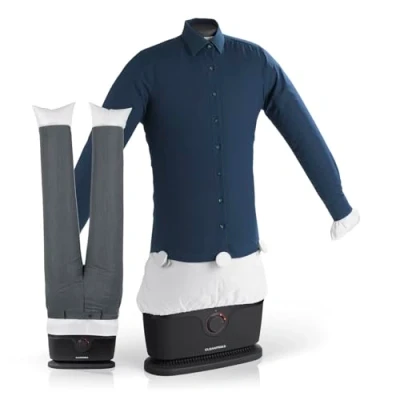Image de CLEANmaxx Pro repassage automatique pour chemises Avec embout pantalon Remplace les fers à repasser, défroisseurs vapeur, vapeurs mannequin de chemises,
