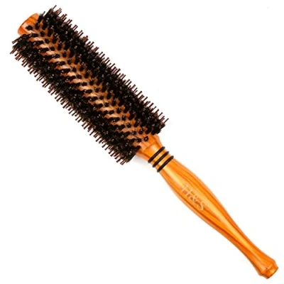 Image de H&amp;S Brosse Ronde pour Séchage 50mm Brosses de Coiffure avec Poils Sanglier Donner du Volume Brushing Professionnel