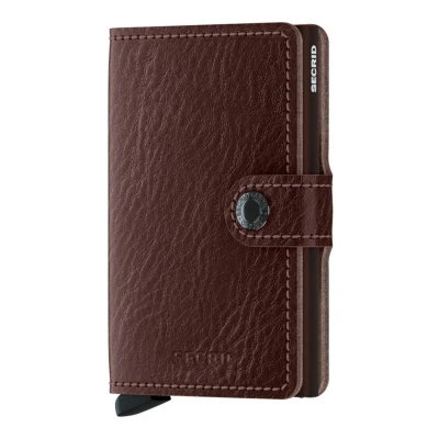 Afbeelding van Secrid Miniwallet portemonnee Veg espresso brown Dames