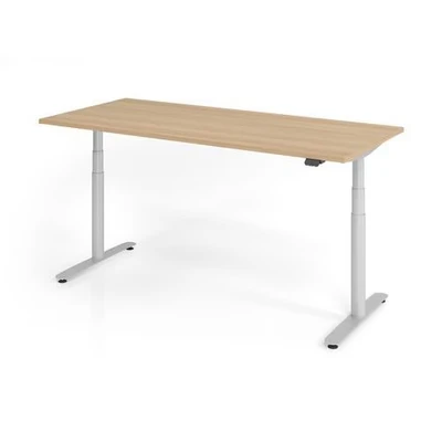 Afbeelding van XDLR 19 S 180x80 Bureau Elektrisch in hoogte verstelbaar. 180 x 80 Eiken Tafelhoogte I verstelbaar