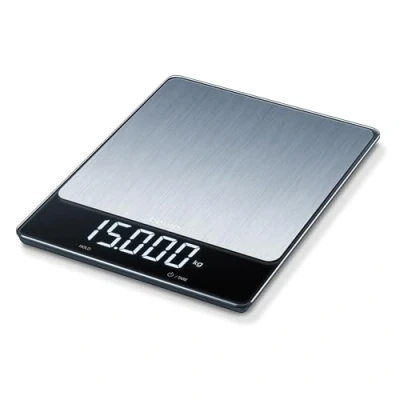 Afbeelding van Beurer Ks 34 xl inox keukenweegschaal 15 kg BE70312