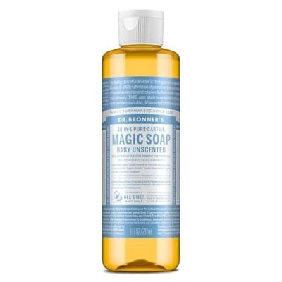 Afbeelding van Dr. Bronner&#039;s Babé Castilische zeep met biologische ingrediënten, 240 ml