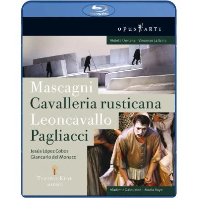 Afbeelding van Chorus And Orchestra Of The Teatro Real Madrid, Jesus López Cobos Leoncavallo: Pagliacci/Mascagni: Cavalleria Rusticana (Blu ray)
