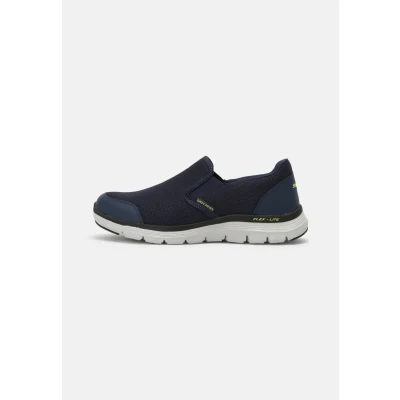 Afbeelding van Skechers Sport FLEX Advantage 4.0 Sneakers laag, Heren, Maat: 45, Navy/lime Textiel/ synthetisch