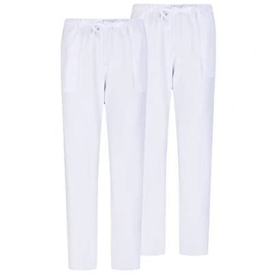 Afbeelding van MISEMIYA Mz 2 8312 Medische Borstelbroek, uniseks, stuks (2 stuks), Wit 68