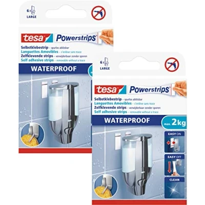 Afbeelding van Tesa Powerbond dubbelzijdig plakband 1,5 m x 19 mm, 1