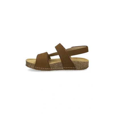 Afbeelding van Josef Seibel Hannah Sandalen met sleehak, Dames, Maat: 41, Castagne Schoenen