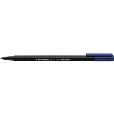 Image de STAEDTLER Feutre de coloriage triplus color, noir, largeur du tracé: 1,0 mm, triangulaire, pointe résistante à la pression, encre base d&#039;eau, DRY SAFE, lavabl