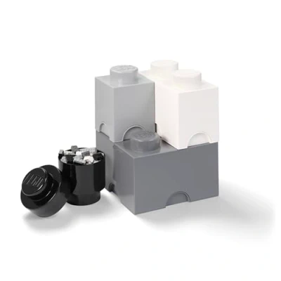 Afbeelding van Lego Opbergbox Brick Set van 4 Stuks Polypropyleen Multicolor