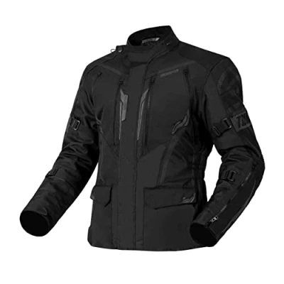 Afbeelding van OZONE MOTO Tour III motorjack textiel waterdicht membraan Reissa voering Thermolite 8 kanalen ventilatie elleboog en schouders