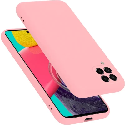 Afbeelding van Cadorabo Hoesje geschikt voor Samsung Galaxy M53 5G in LIQUID ROZE Beschermhoes gemaakt van flexibel TPU silicone Case Cover
