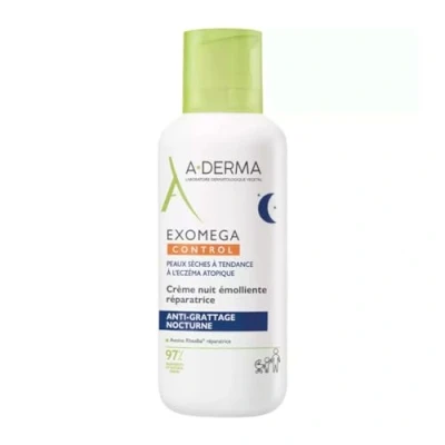 Image de A Derma ExoMega Control Crème Nuit Emollient Reparatrice 200ml
