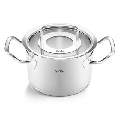Afbeelding van Fissler Original Profi Collection steelpan 16 cm met glazen deksel