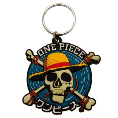 Afbeelding van Pyramid Int. One Piece Live Action Rubberen Sleutelhanger Straw Hat Crew Icon (Diversen) Nieuw