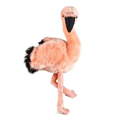 Afbeelding van Living Nature Pluche dier Vogel, Flamingo (30 cm)
