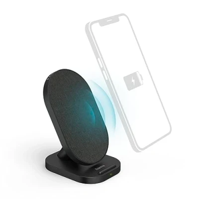 Afbeelding van Hama Wireless Charger Qi Fc10S Fab 10 W Draadl. Smartphone Laadstation Z/W