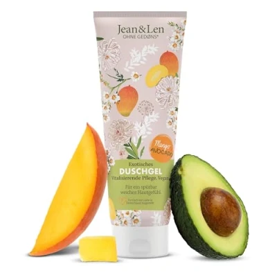 Afbeelding van Jean &amp; Len Exotische Douchegel Mango/Avocado, 250 Ml