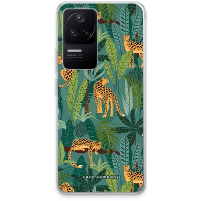 Afbeelding van Case Company® hoesje geschikt voor Xiaomi Poco F4 Luipaard 2 Soft Cover Telefoonhoesje Bescherming aan alle Kanten en Schermrand