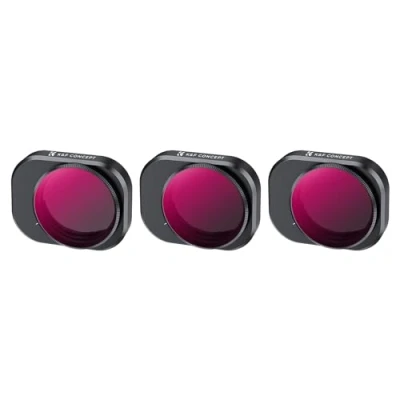 Afbeelding van K&amp;F Concept 3 stuks Mini 4 Pro ND/PL ND8&amp;PL, ND16&amp;PL, ND32&amp;PL filters compatibel met DJI Pro, meerlaags HD optisch glas, aluminium versie