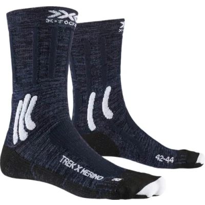 Afbeelding van X socks Wandelsokken Trek Wol/nylon Zwart/wit Mt 35/38