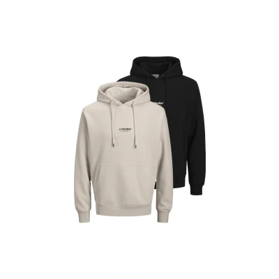 Afbeelding van Jack &amp; Jones Heren hoddie 2 pack Soho