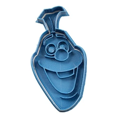 Afbeelding van Cuticuter Frozen koekjessnijder Olaf blauw 8 x 7 1,5 cm
