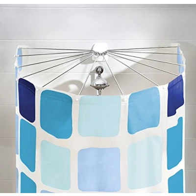 Afbeelding van Kleine Wolke Big spider paraplu systeem voor douchegordijn 94x71 cm, wit
