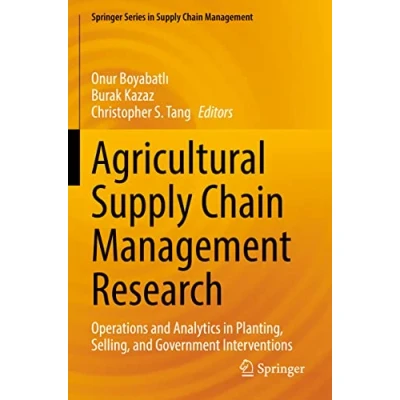 Afbeelding van Springer Series in Supply Chain Management Agricultural Research