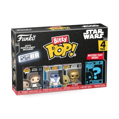 Afbeelding van Funko Pop! Star Wars 4 Pack Serie 2: Princess Leia 512 R2 D2 31 C 3PO 13 + Mystery
