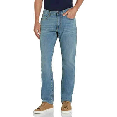 Image de Amazon Essentials Jean Coupe Athlétique Men&#039;s, Bleu Clair Vintage, 33W / 34L