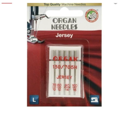 Afbeelding van Organ Needles 5 Jersey naalden 70 100