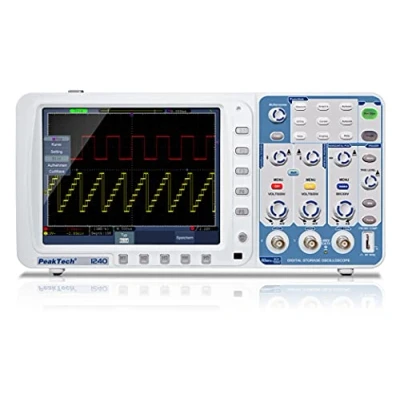 Afbeelding van Peaktech 1240 oscilloscoop 60 MHz 2 kanaals 500 MSa/s