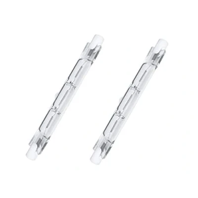 Afbeelding van LEDLUX Halogeenlampen, 2 stuks, dimbaar, R7S, warmwit, 2700 K (78 mm, 80 W, 1250 lm)