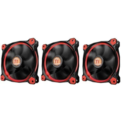 Afbeelding van Thermaltake Riing 12 LED Red Fans 3 Pack