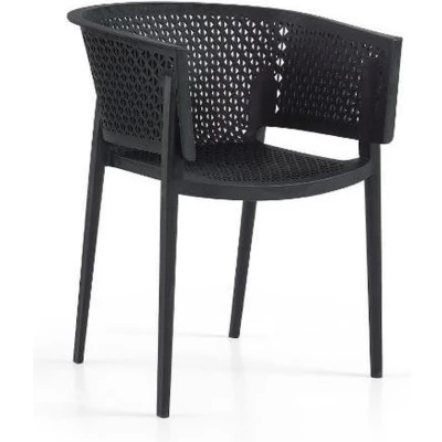Afbeelding van Tuinstoel Rosa armchair zwart