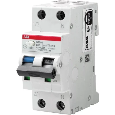 Afbeelding van ABB Aardlekautomaat 40A B Kar DS 201 B40/0,03