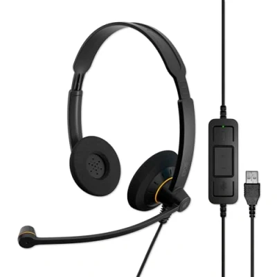 Afbeelding van EPOS Sc 60 USB ml (Bedraad, A), Kantoorheadset, Zwart