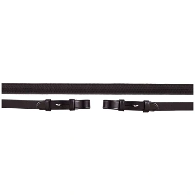 Afbeelding van BR Teugel Eventa Pro Grip 16mm /ronde Gesp Zwart/Zilver Full