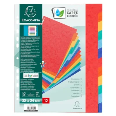 Afbeelding van Exacompta 7034E 5x INTERCAL. CARTE LUST