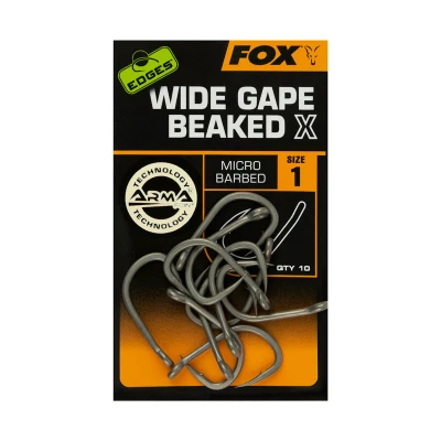 Afbeelding van Fox Edges Armapoint Wide Gape Beaked X Micro Barbed 10pcs Maat : Size 2