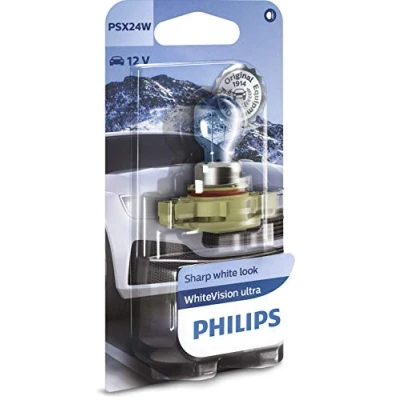 Image de Philips automotive lighting WhiteVision ultra PSX24W lampe de signalisation, blister 1 Blanc